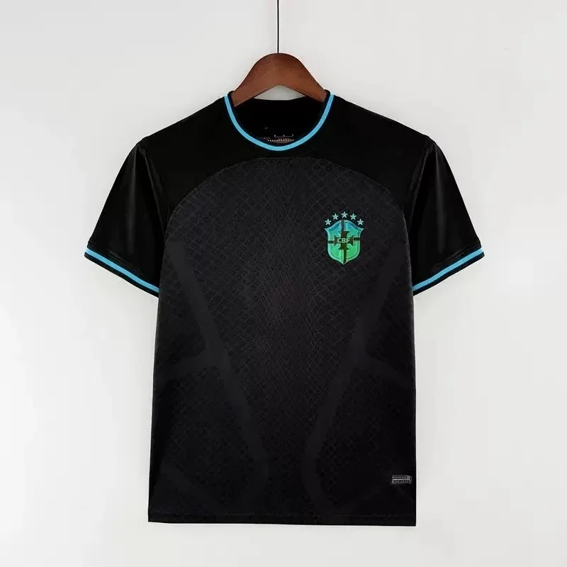 Other Black and Blue Soccer Jersey Black - 1