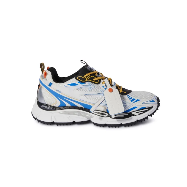 Other Unisex White & Blue Trail Running Sneakers White - 1