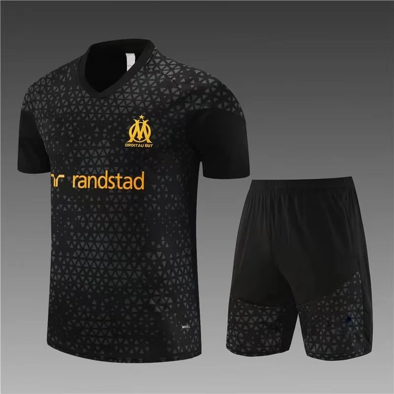 Adidas Adidas Dri-FIT Olympique Marseille Football Kit Black Black - 1