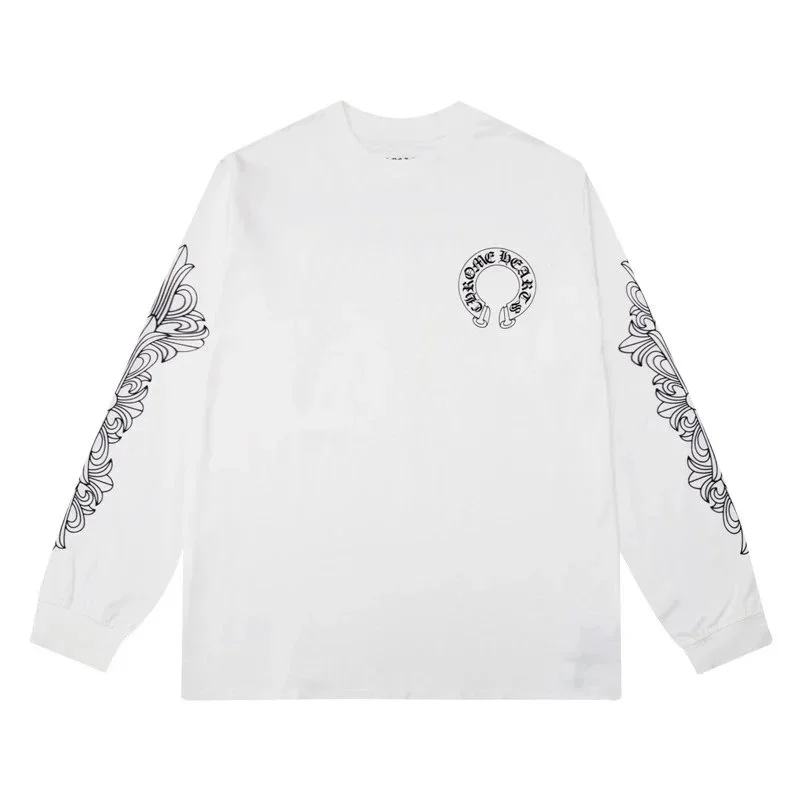 Chrome Hearts Chrome Hearts White Baroque Long Sleeve T-Shirt White - 1