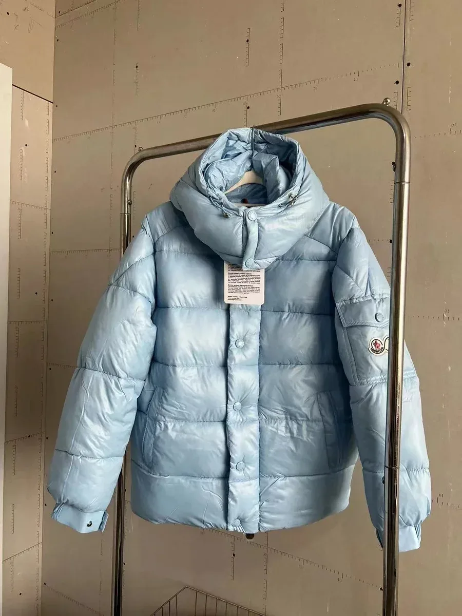 Moncler Light Blue Puffer Jacket with Hood — Oopbuy Spreadsheet find
