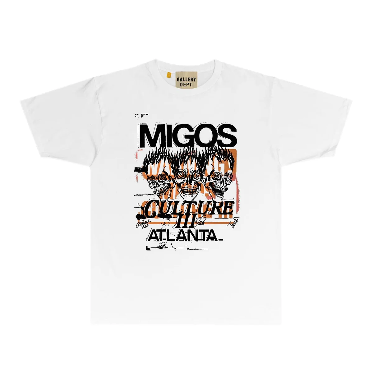 Gallery Dept. Gallery Dept. Migos Culture III Atlanta White T-Shirt White - 1