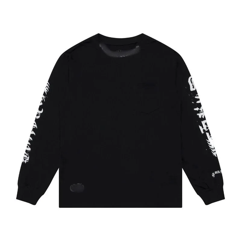 Supreme Black Long Sleeve Graphic Tee Black - 1