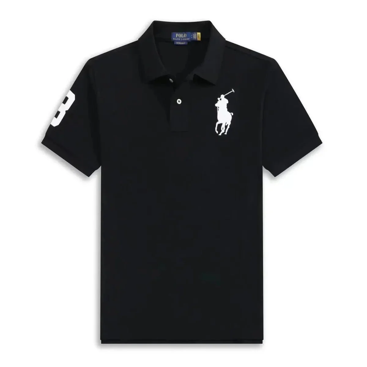 Polo Ralph Lauren Polo Ralph Lauren Classic Logo Black Polo Shirt Black - 1