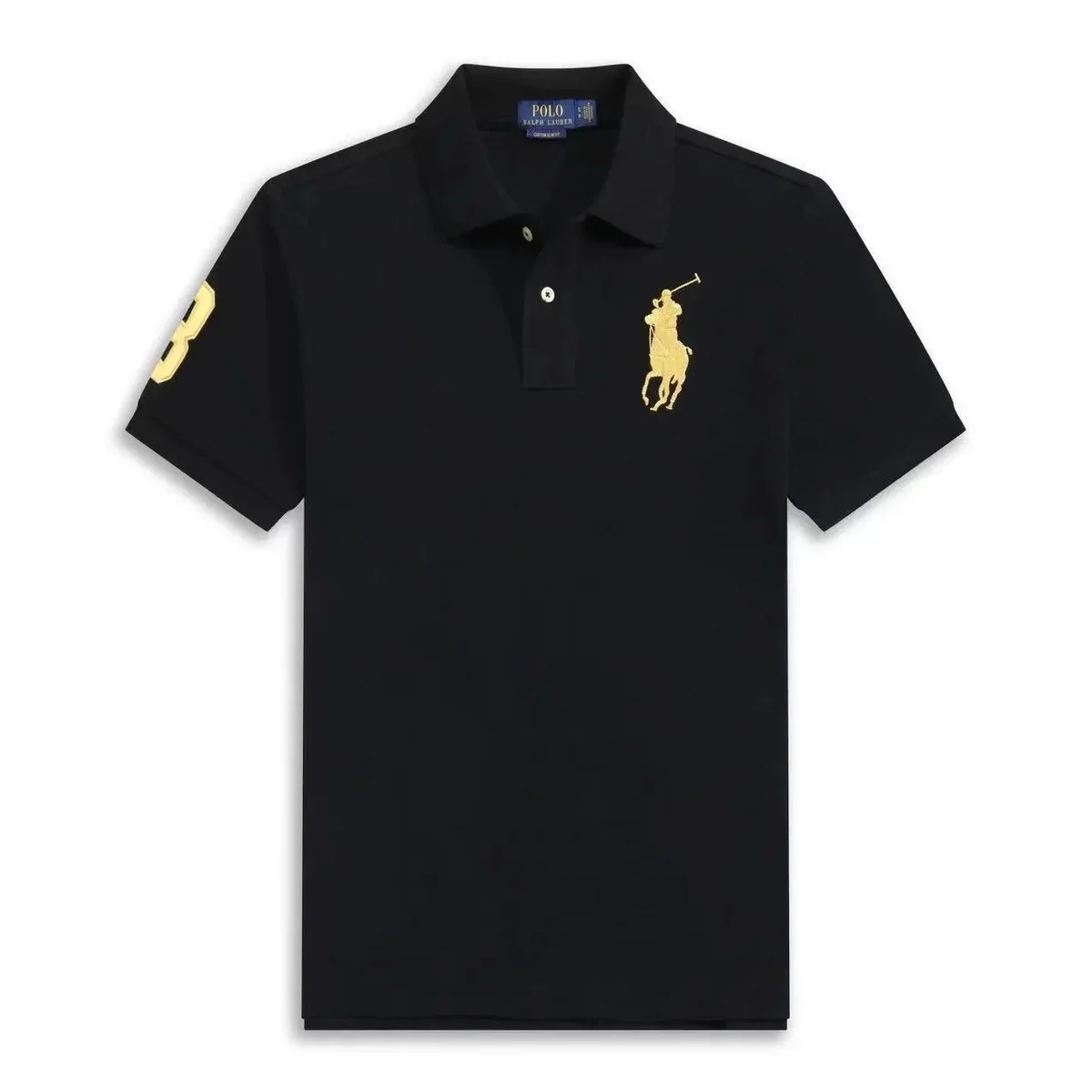 Polo Ralph Lauren Polo Ralph Lauren Classic Logo Black Polo Shirt Black - 1
