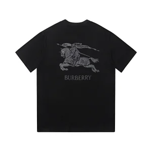 Burberry Burberry Knight Print T-Shirt Black Black - 1