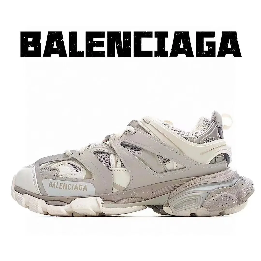 Balenciaga Balenciaga Track.3 Triple White Sneakers White - 1