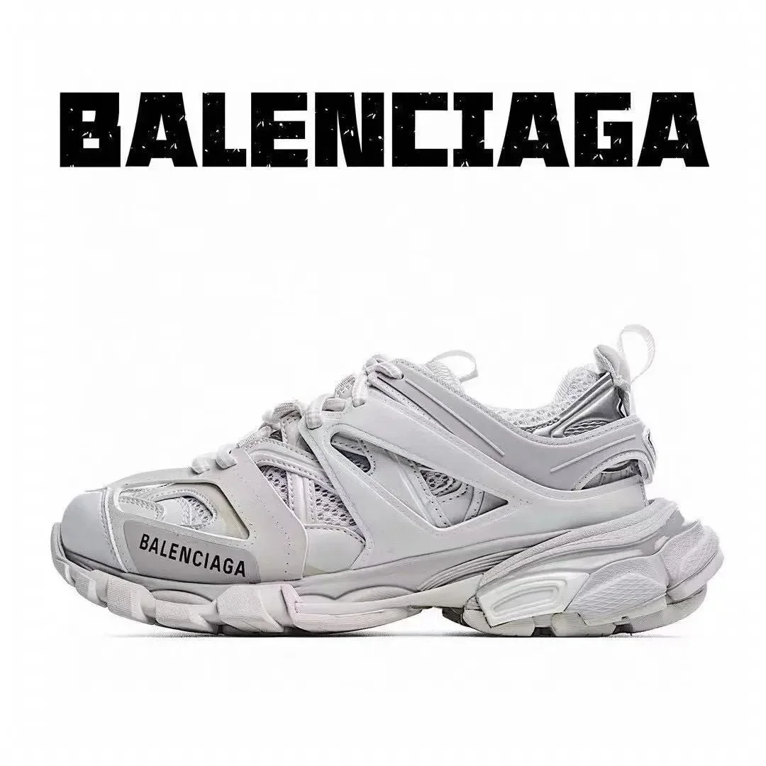 Balenciaga Balenciaga Track.3 Triple White Sneakers White - 1