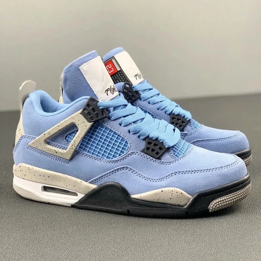 Jordan Nike Air Jordan 4 University Blue Sneakers Blue - 1