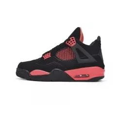 Jordan Nike Air Jordan 4 Black/Red Sneakers Black - 1