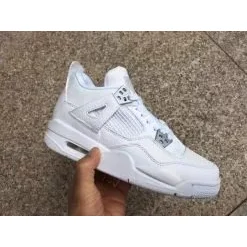 Jordan Air Jordan Air Jordan 4 Racing Red Sneakers White - 1