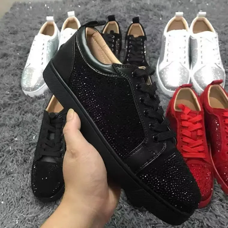 Christian Louboutin Christian Louboutin Louis Red Bottom 8 Black Sneakers Black - 1