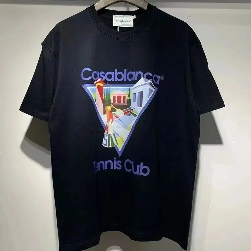 Casablanca Casablanca Tennis Club Black T-Shirt Black - 1
