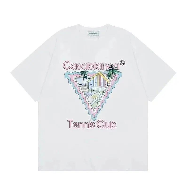 Casablanca Casablanca Tennis Club White Graphic T-Shirt White - 1