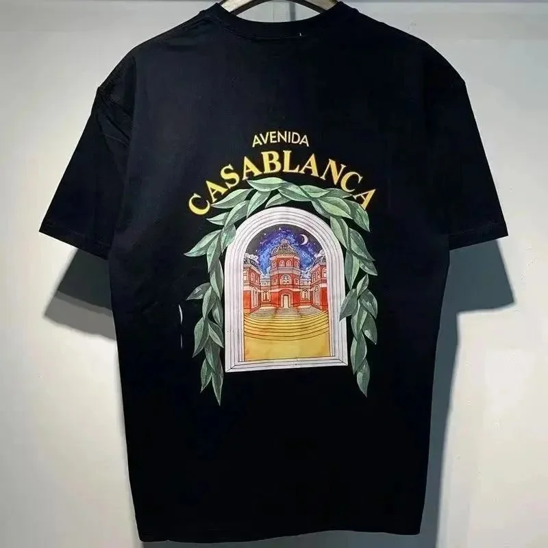 Other Black 'Avenida Casablanca' Graphic T-Shirt Black - 1