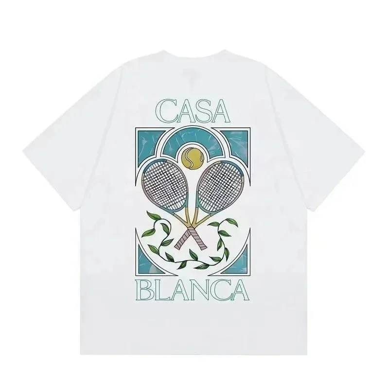 Other Casa Blanca Tennis Print T-Shirt White White - 1