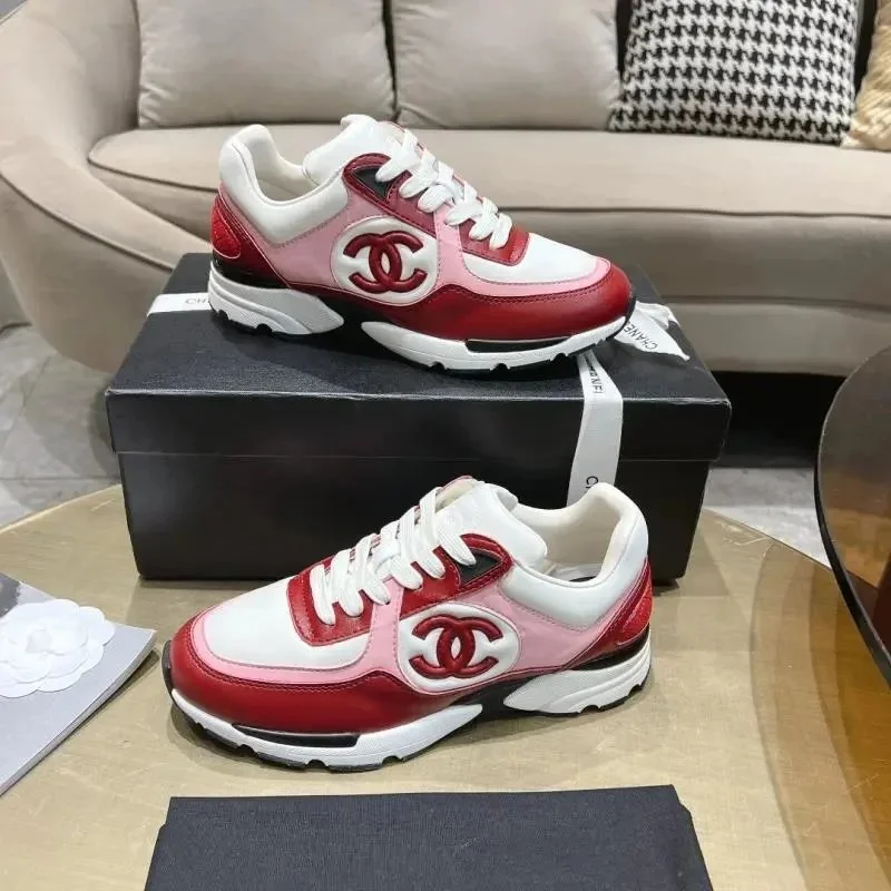 Chanel Chanel Runners Red & White Sneakers Red
