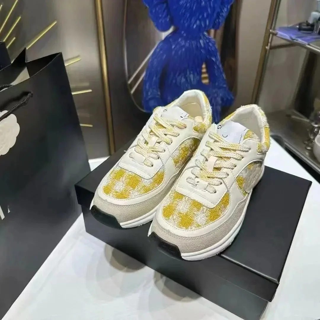 Chanel Chanel Runners Yellow & White Sneakers Yellow