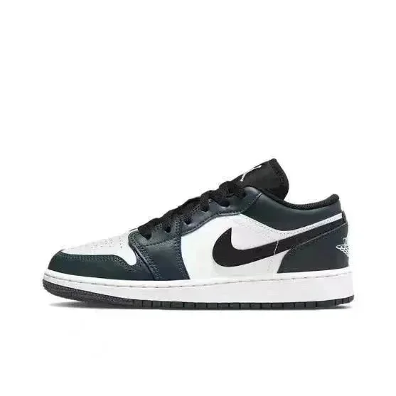 Jordan Nike Air Jordan 1 Low Black Obsidian Sneakers Black - 1