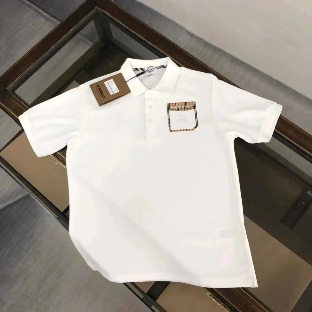 Burberry Burberry TB Monogram Polo Shirt White Men's White - 1