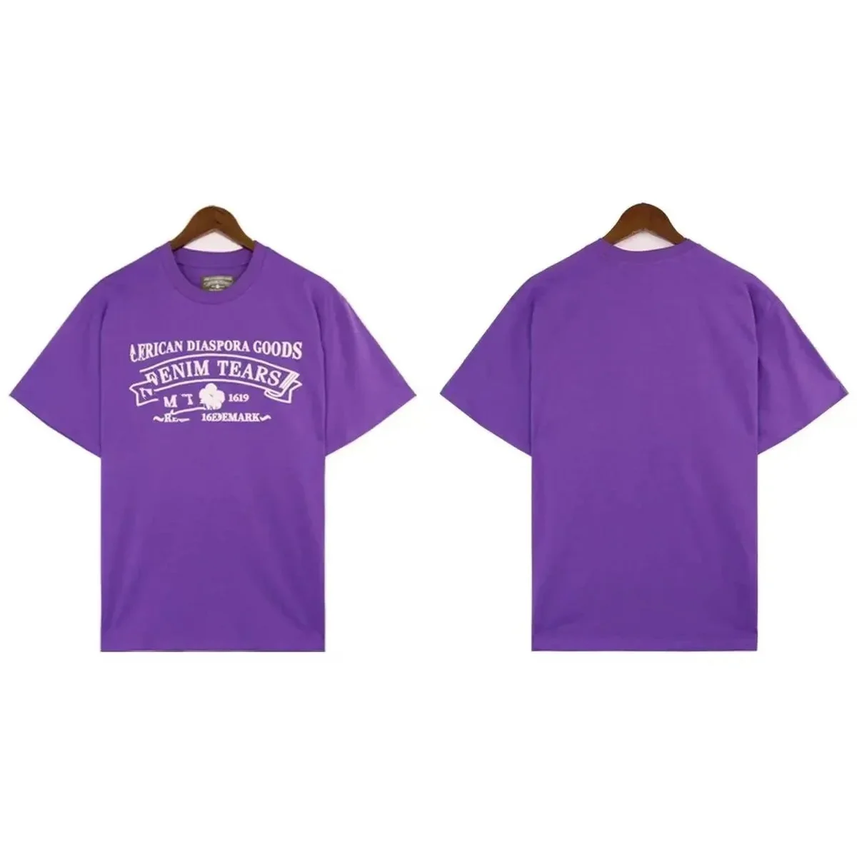 Other Purple 'African Diaspora Goods' T-Shirt Purple - 1