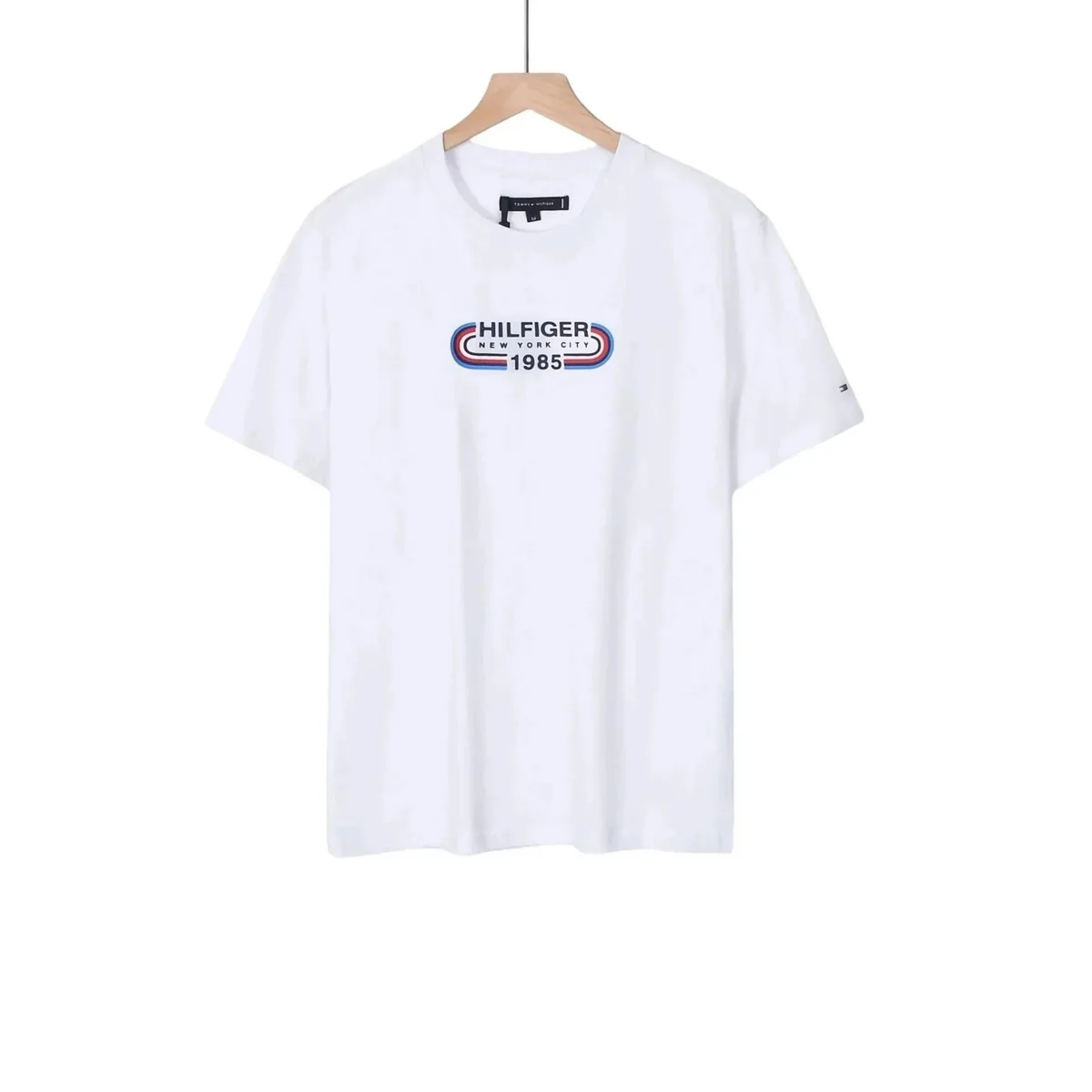 Tommy Hilfiger Tommy Hilfiger White '1985' Logo T-Shirt White - 1
