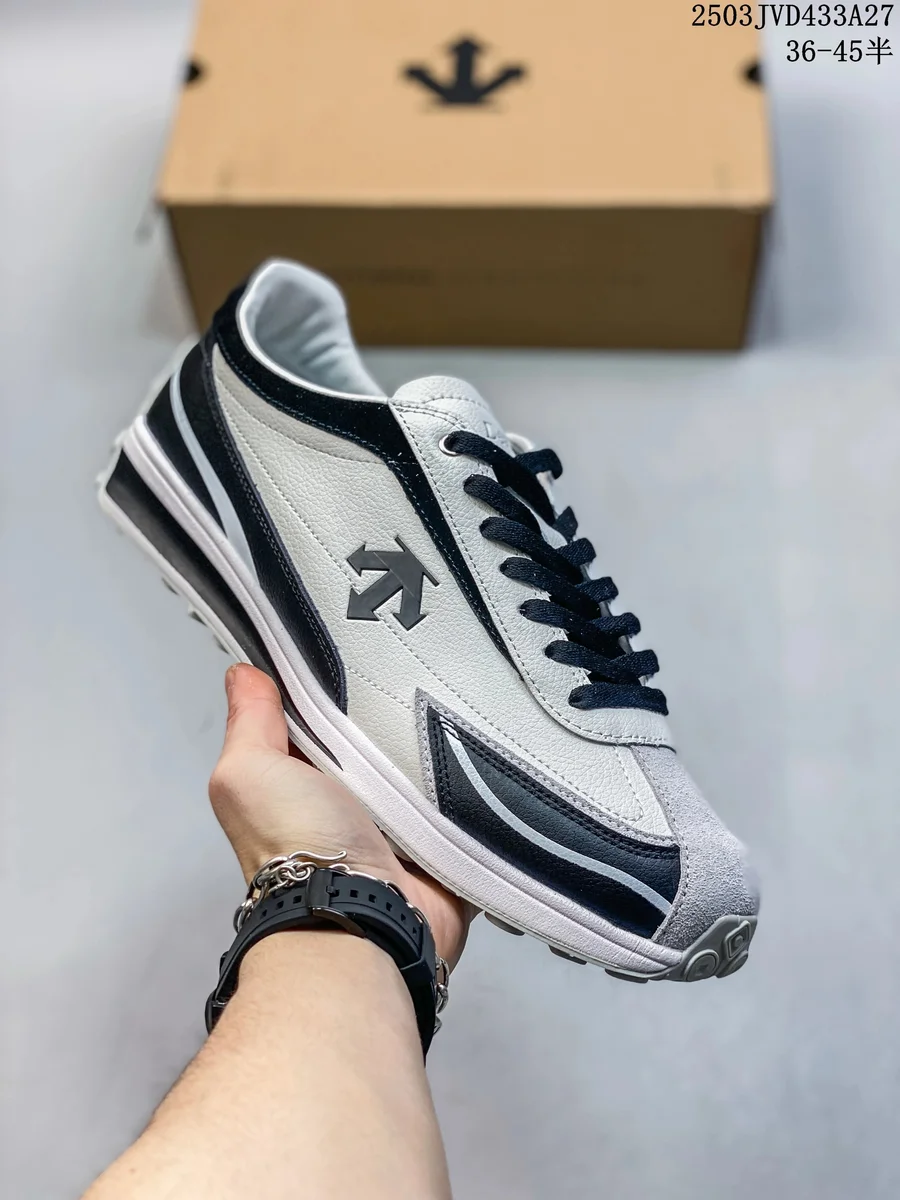 Other Unbranded White & Black Leather Sneakers White - 1