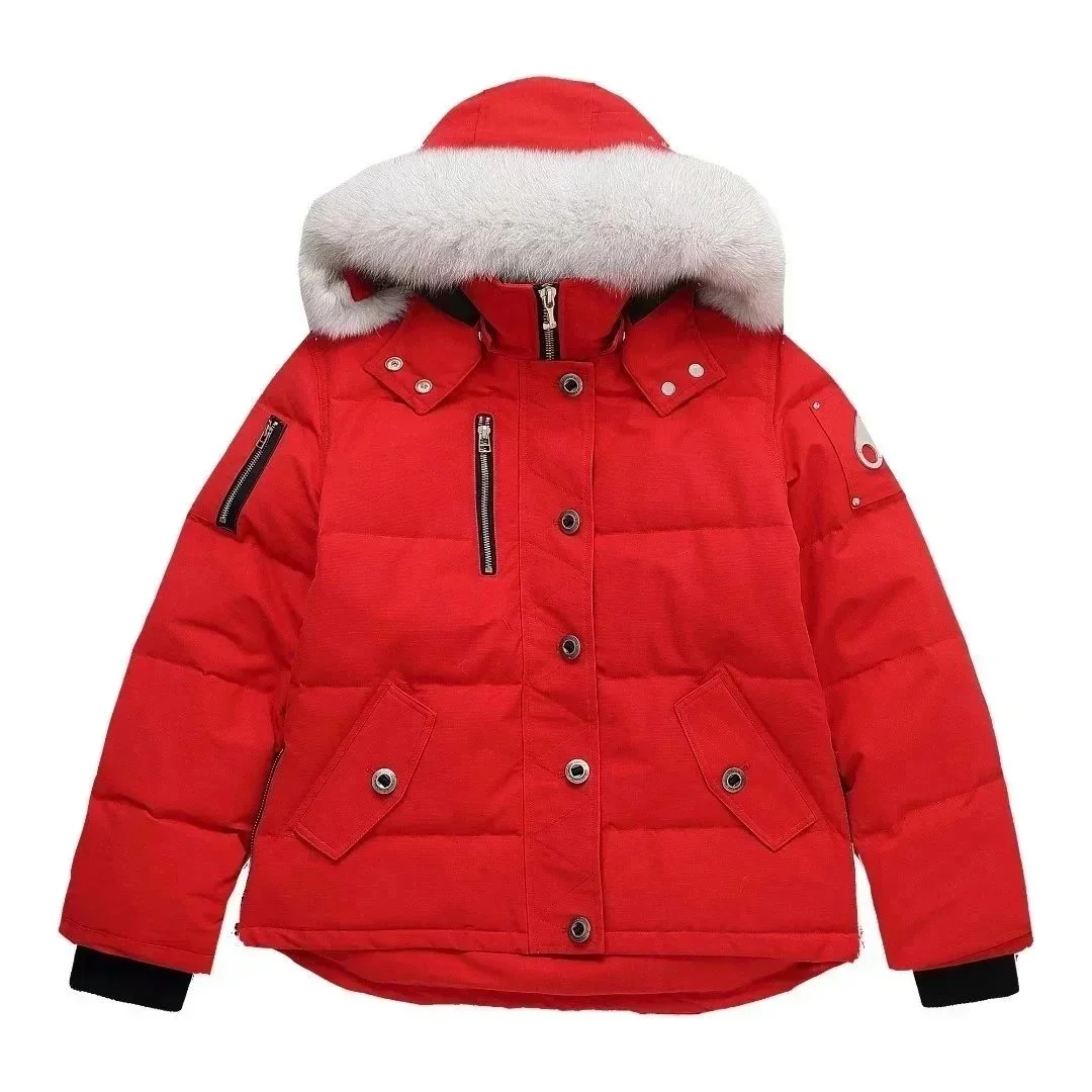 Canada Goose Canada Goose Chilliwack Red Parka with Fur Trim Red - 1