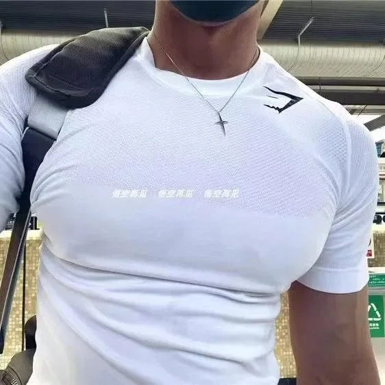 Other White Gymshark T-Shirt Fitness Top White - 1