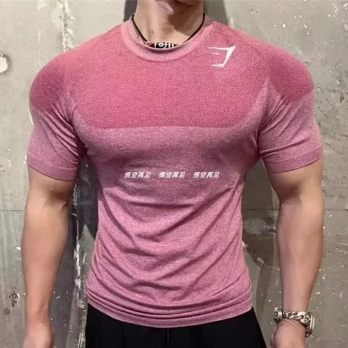 Other Unisex Gymshark T-Shirt Red Heather Red - 1