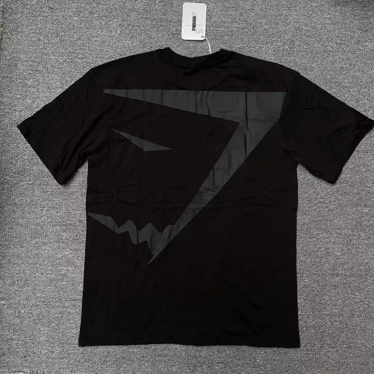 Gymshark Gymshark Black Reflective Logo T-Shirt Black - 1
