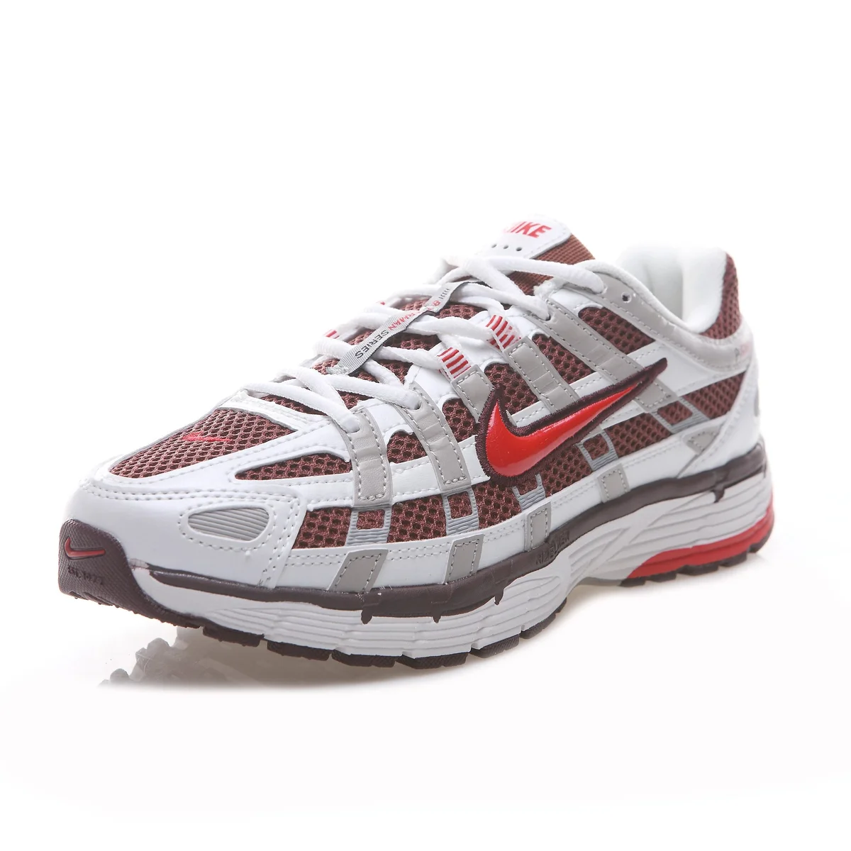 Nike Nike Air Pegasus P-6000 White/Burgundy Sneakers White - 1