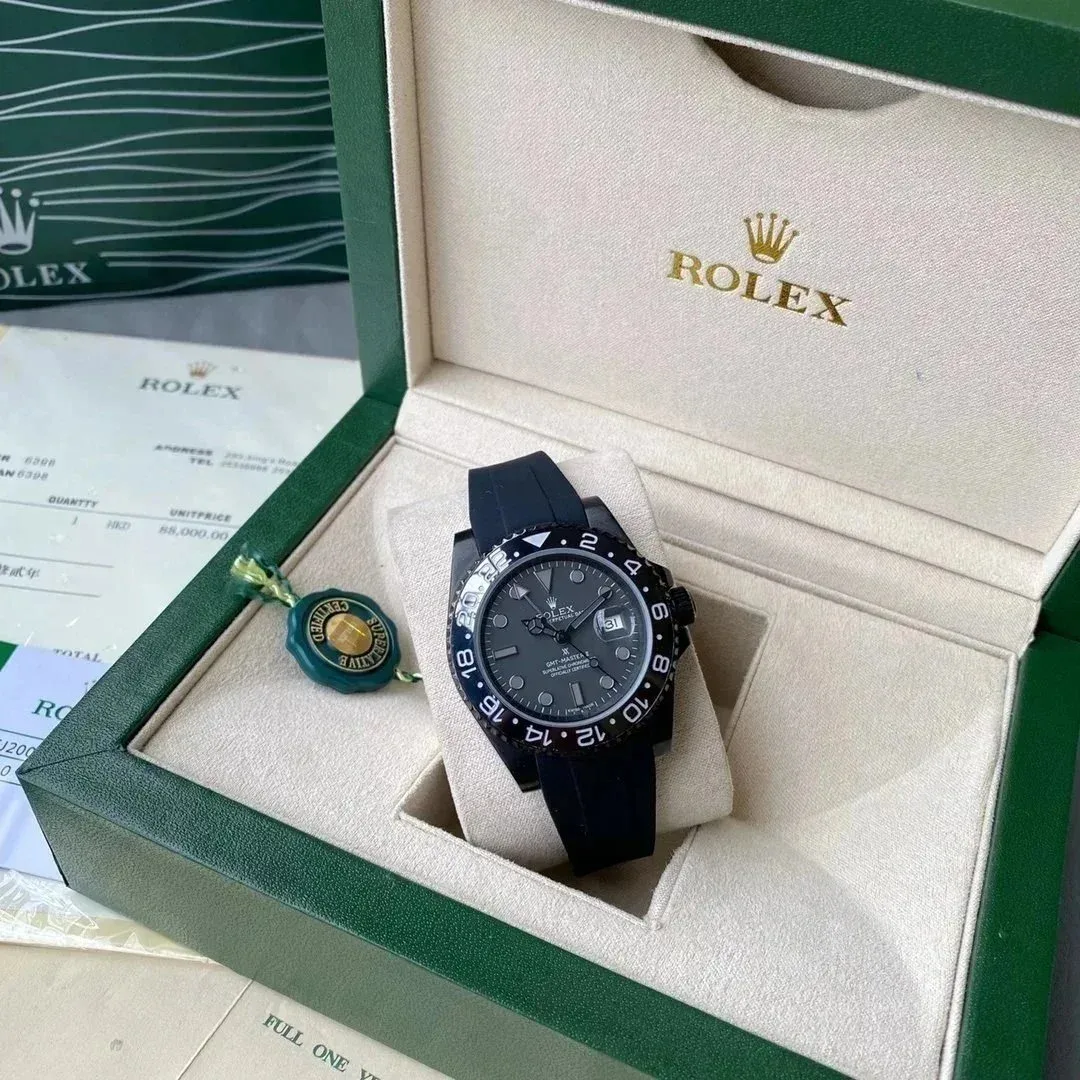 Rolex Rolex GMT-Master II Black Ceramic Black Rubber Men's Watch Black