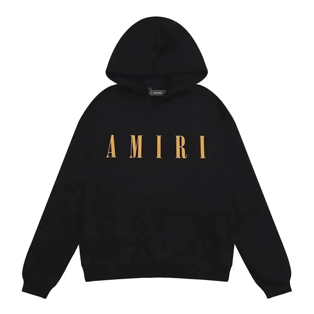Amiri Amiri Black AMIRI Logo Hoodie Black - 1
