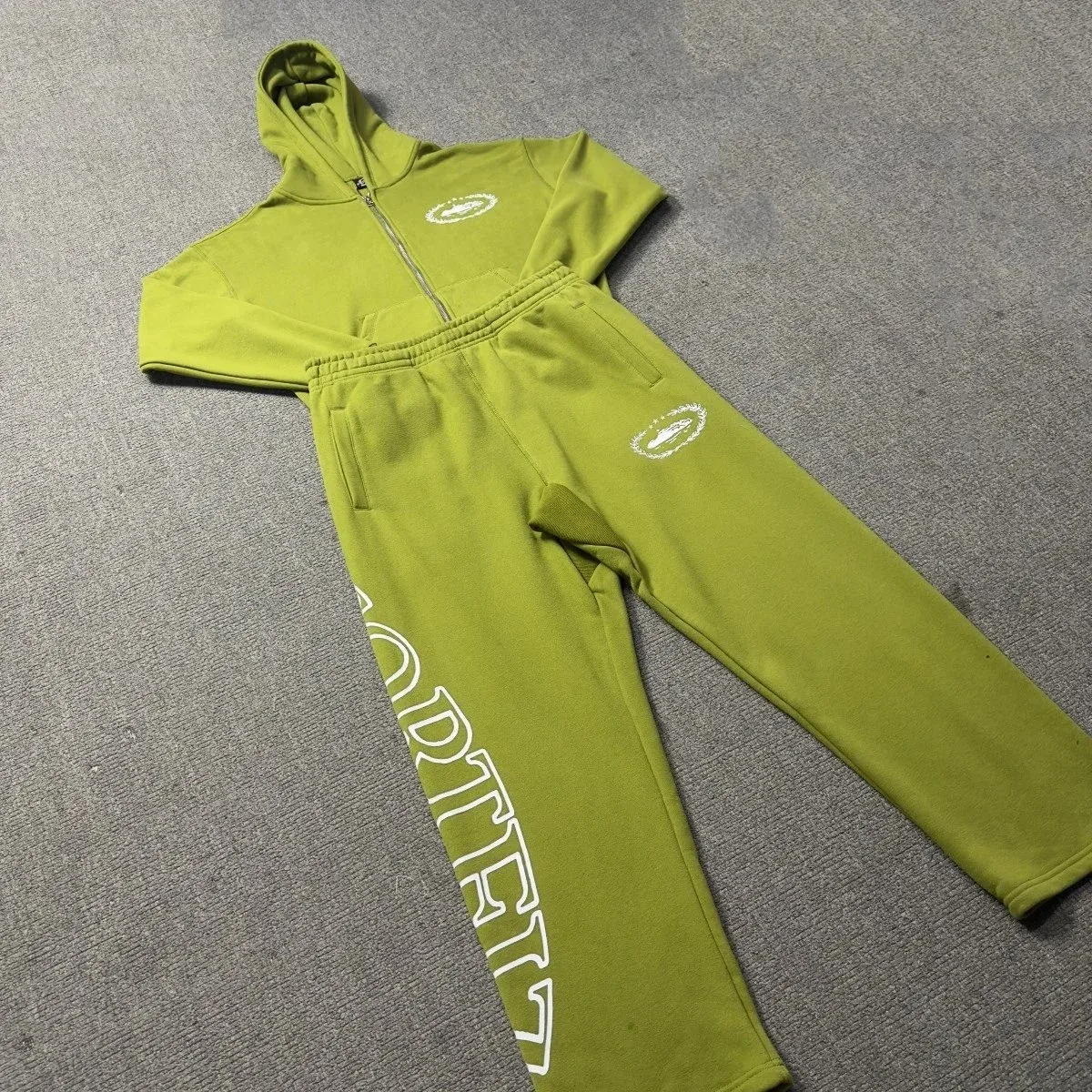 Other Co-ord Set Cor-22-1 Lime Green Tracksuit Green - 1