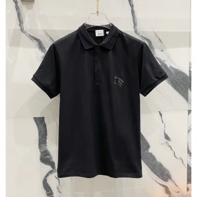 Other Black Polo Shirt with Embroidered Logo Black - 1