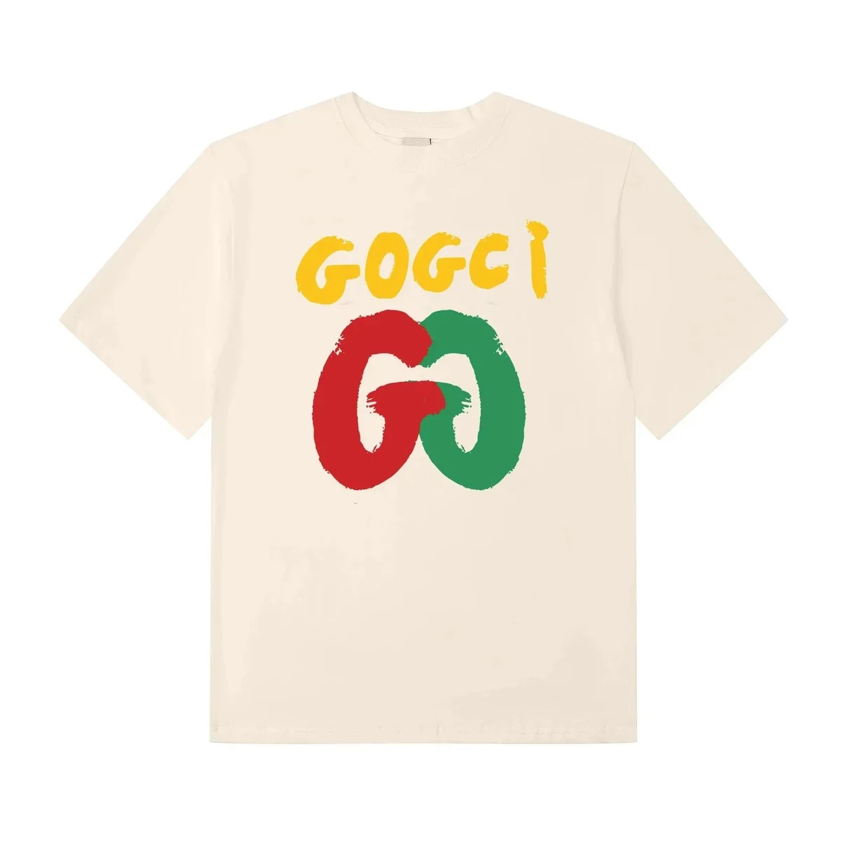 Gucci Gucci GOGCI GO T-Shirt Cream Solid Cream - 1