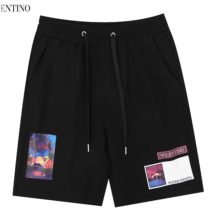 Valentino Valentino Water Nights Black Shorts Black - 1