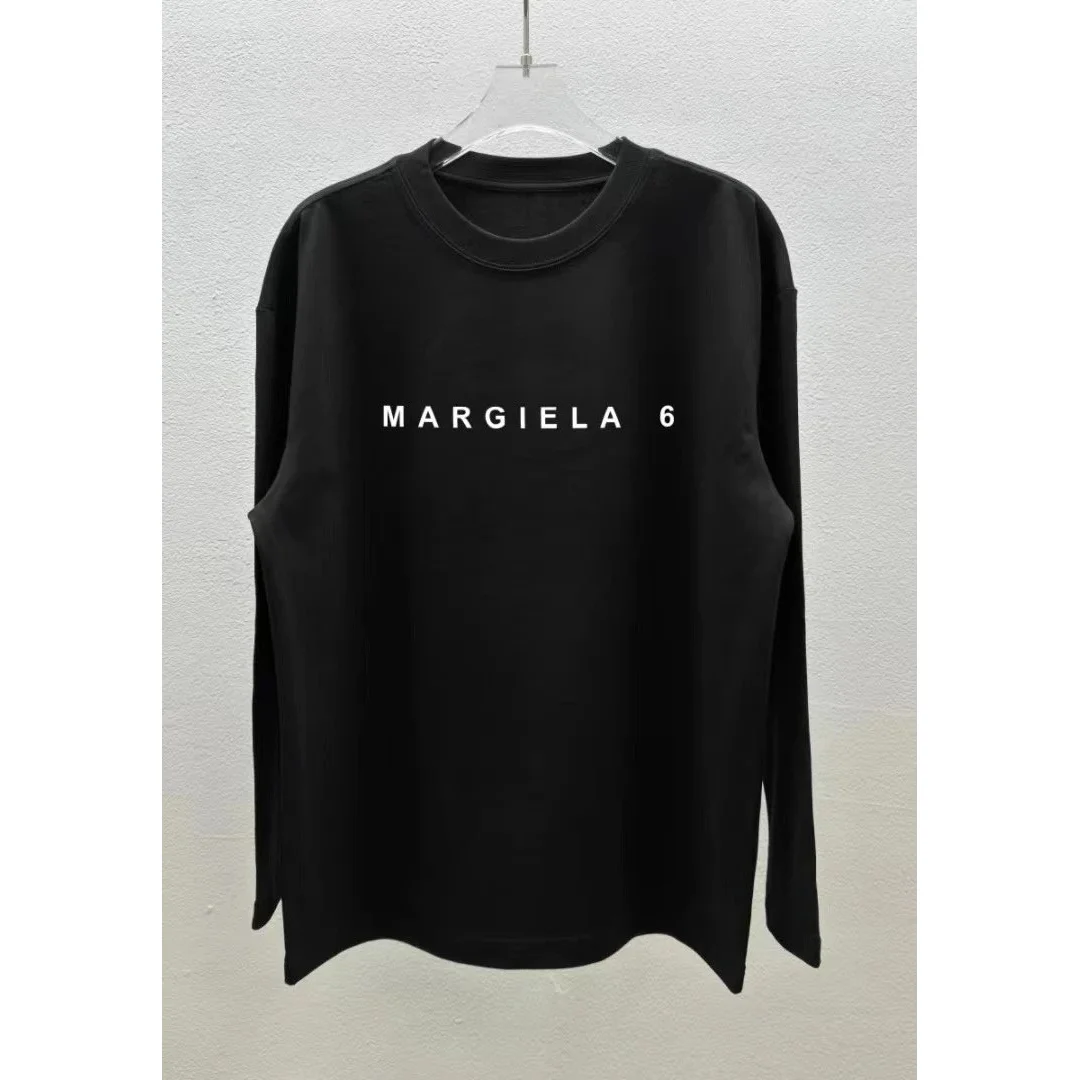 Maison Margiela Maison Margiela Margiela 6 Black Long Sleeve T-Shirt Black - 1