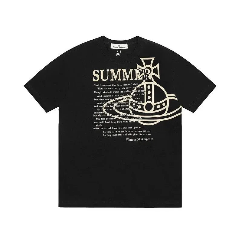 Vivienne Westwood Vivienne Westwood Orb Summer Shakespeare T-Shirt Black Black - 1