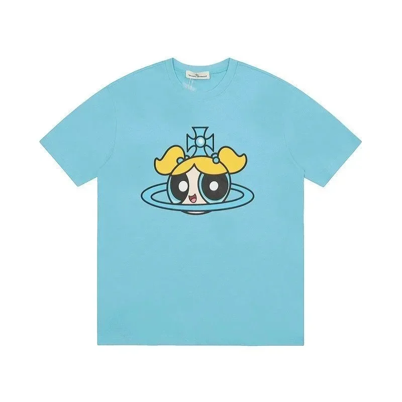 Vivienne Westwood Vivienne Westwood Orb Powerpuff Girls T-Shirt Light Blue Blue - 1