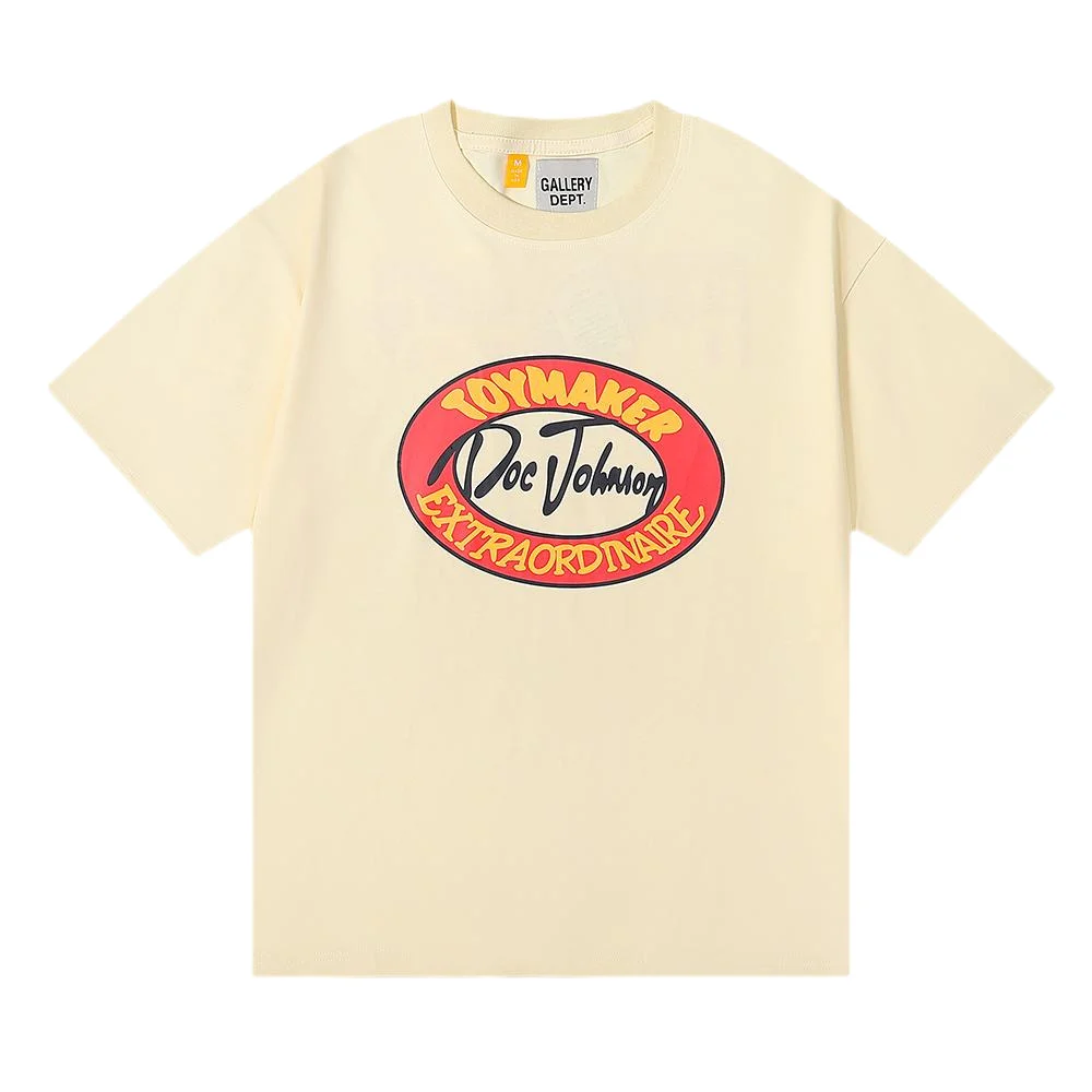 Gallery Dept. Gallery Dept. Toymaker Doc Johnson Extraordinaire T-Shirt Cream - 1