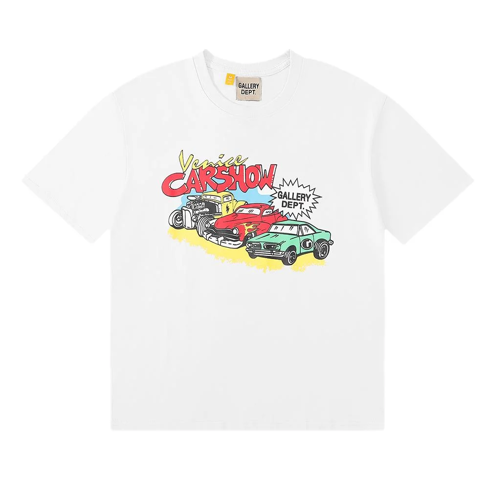 Gallery Dept. Gallery Dept. Venice Carshow White T-Shirt White - 1