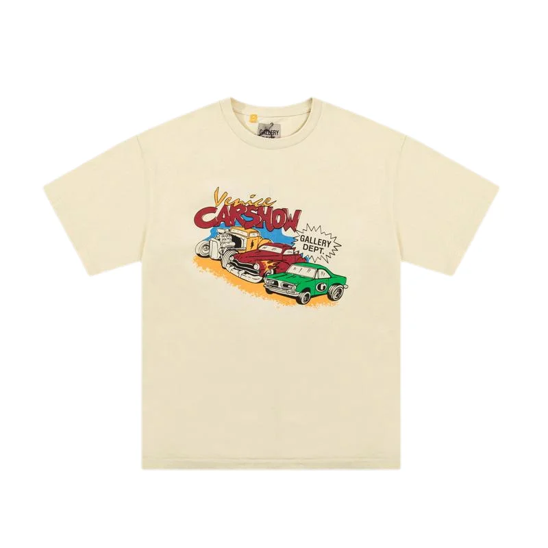 Gallery Dept. Gallery Dept. Venice Carshow T-Shirt Cream Cream - 1