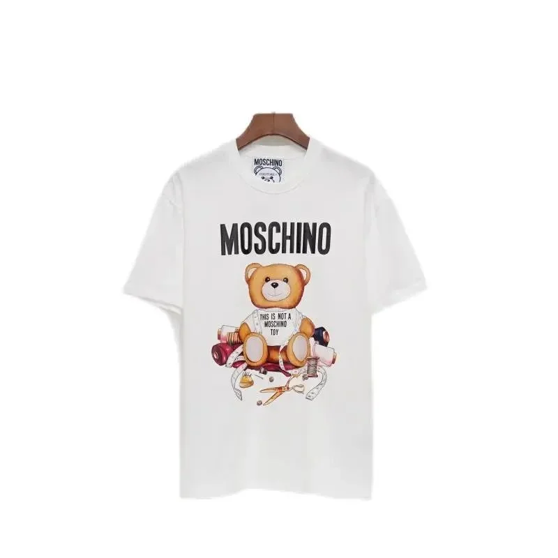 Moschino Moschino Bear Print T-Shirt White White - 1