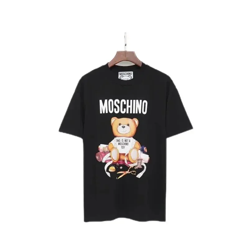 Moschino Moschino Bear Print T-Shirt Black Black - 1