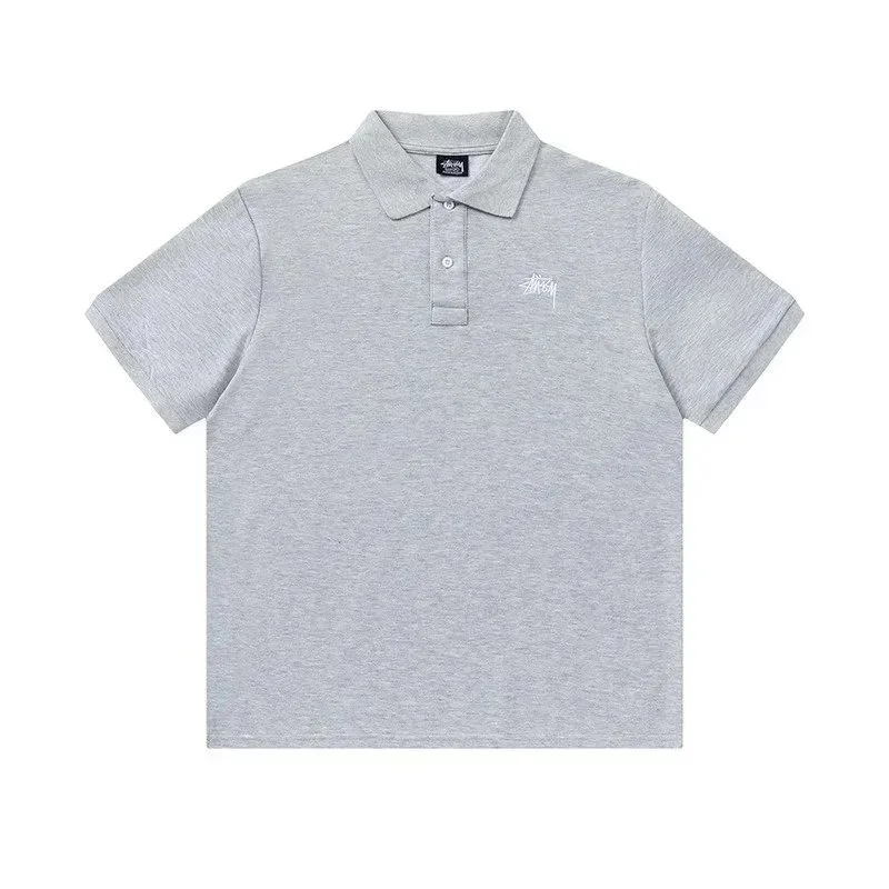 Stussy Stussy Stu-02 Grey Polo Shirt Grey - 1