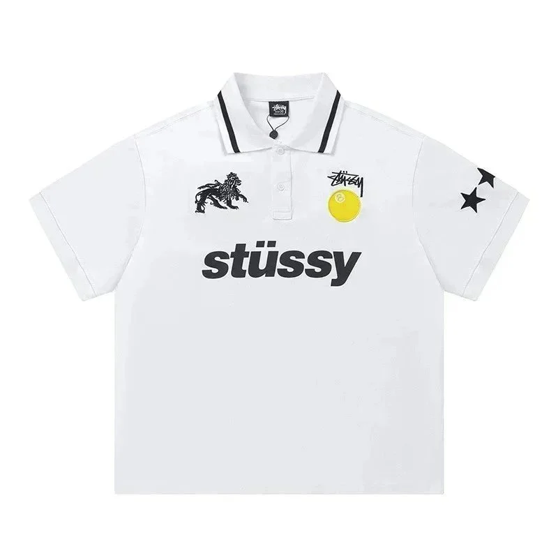 Stussy Stüssy Stu-05 White Tennis Club Polo Shirt White - 1