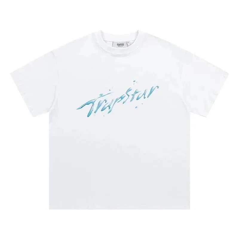Trapstar Trapstar White Blue Logo T-Shirt White - 1