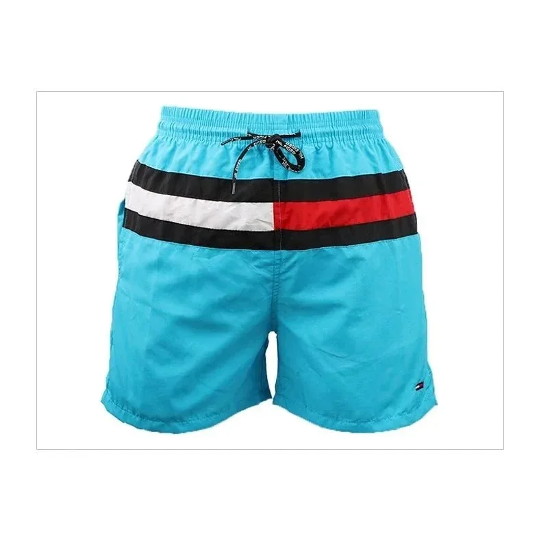 Tommy Hilfiger Tommy Hilfiger Lake Blue Striped Shorts Blue - 1
